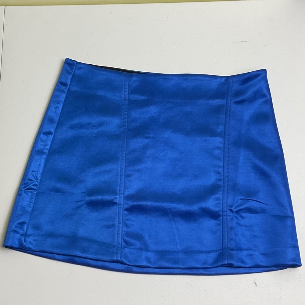 Topshop Vibrant Blue Mini Skirt